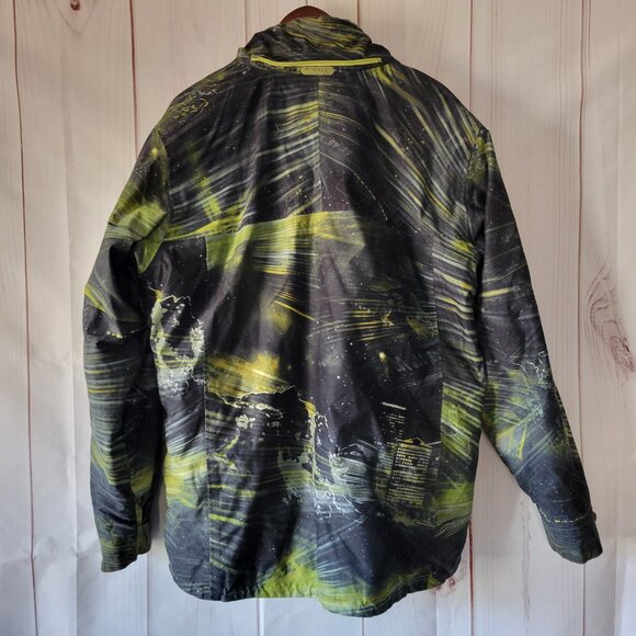 Columbia Omni-Tech 3-in-1 Interchange Winter Jacket, Men’s L, Green/Black Ski - Picture 5 of 12